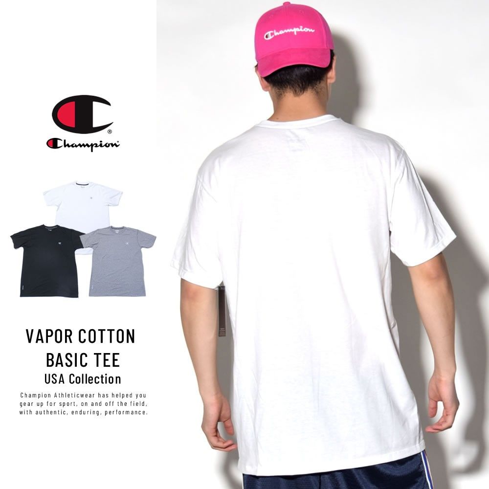 Champion 公司貨【Vapor輕燕系列】快乾棉訓練TEE T0351【白色】Vapor快速排汗短袖T恤 絕對正品