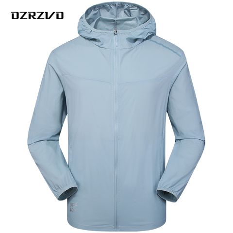 【新款新色】DZRZVD杜戛地62007男款輕薄外套【淺藍色】抗UV、防潑水