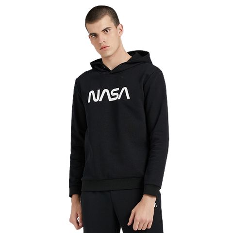 TECTOPxNASA聯名款【男款帽T外套】【黑色】NASA原廠授權公司貨