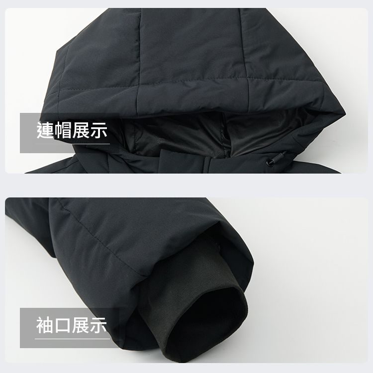 連帽展示袖口展示