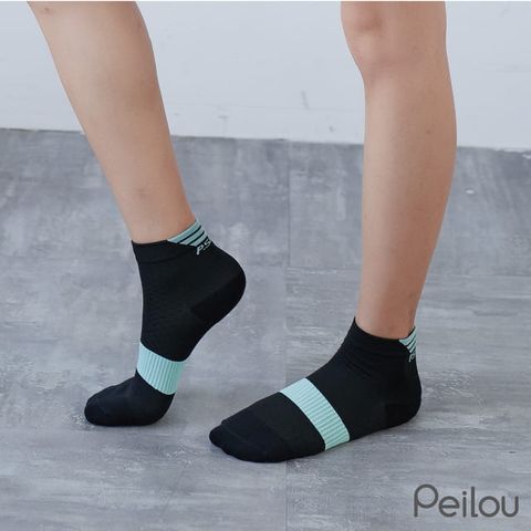 PEILOU 貝柔除臭抑菌足弓氣墊短襪(女)