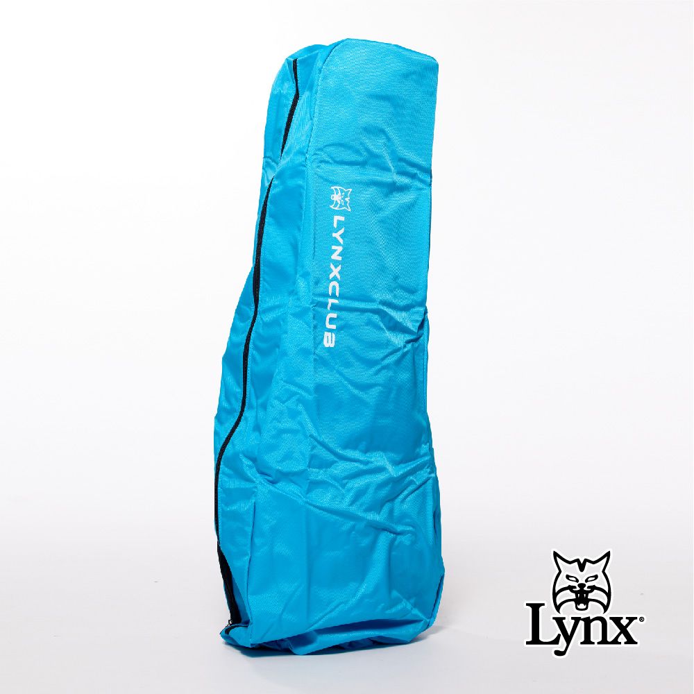 Lynx Golf 男女Lynx字樣經典山貓印花Logo可收納式球具保護袋(二色)