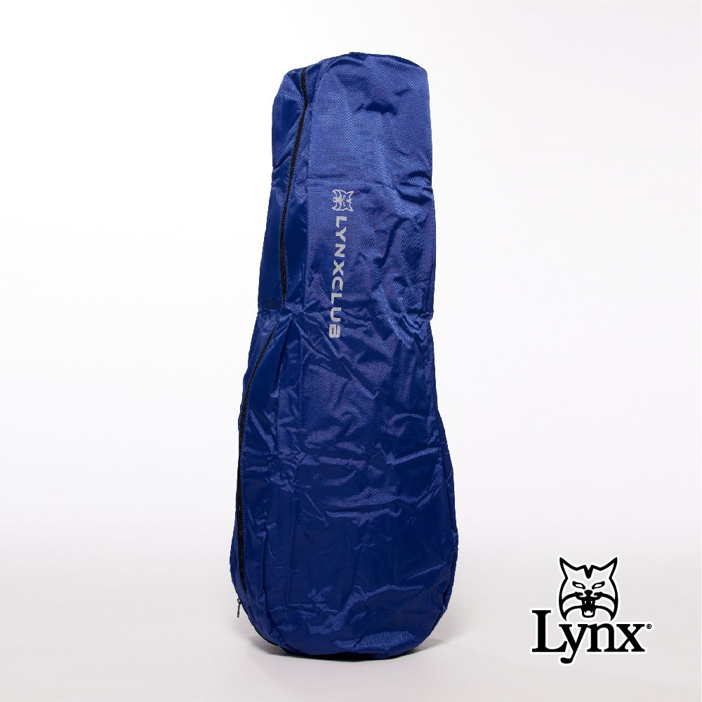 Lynx Golf 男女Lynx字樣經典山貓印花Logo可收納式球具保護袋(二色)