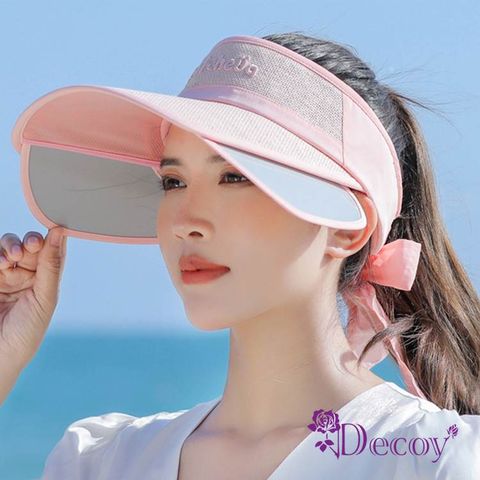 【Decoy】活力海灘＊伸縮帽沿空頂遮陽帽/顏色可選