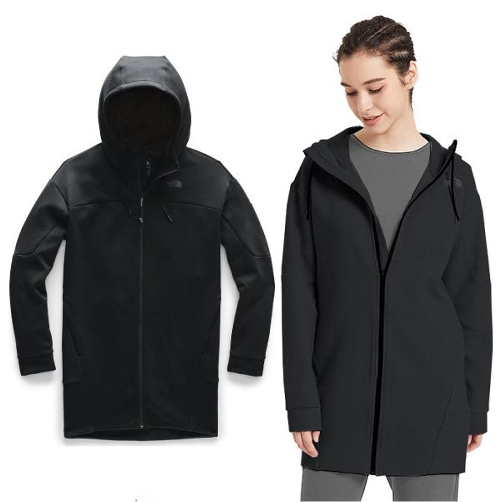 The North Face 北面 女款 FlashDry-XD閃電快乾耐磨長袖快排連帽外套.機能性吸濕排汗衣.運動休閒衫/快乾纖維/3YVP-JK3 黑 N