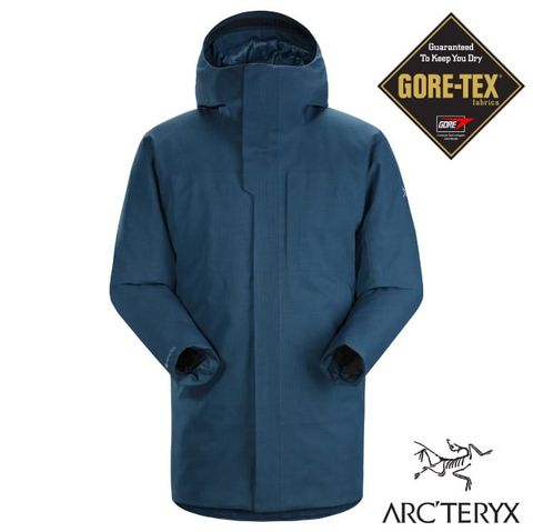 Arcteryx 始祖鳥 男 Therme Parka Gore-Tex 防風防潑水連帽羽絨外套.軟殼夾克.風衣大衣/Coreloft保暖/12888 尼爾尤斯藍