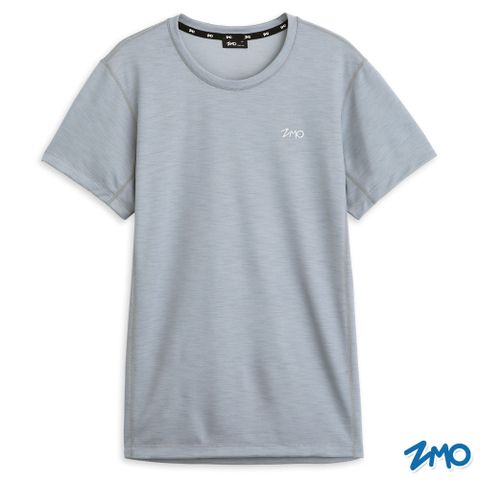 ZMO男木醣醇涼感運動短袖上衣TX601-淺灰