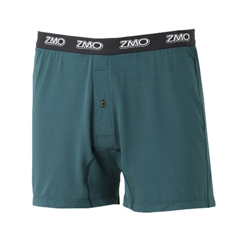 ZMO男AFC保暖四角內褲US609-灰藍
