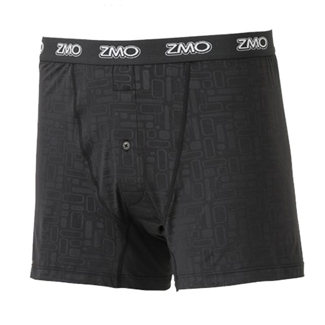 ZMO 男金屬光樣內褲US125-(長格)黑色