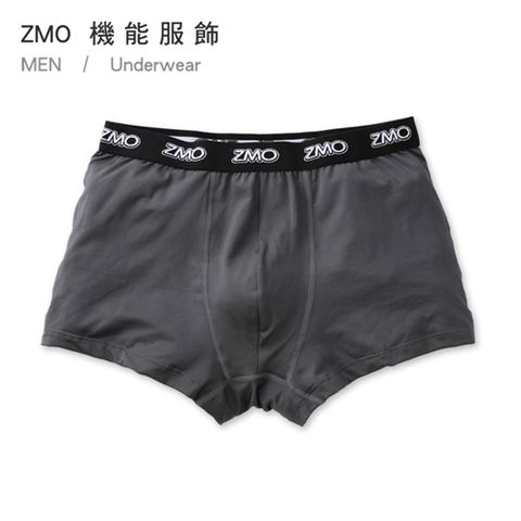 ZMO 男舒適平口內褲US309-鐵灰