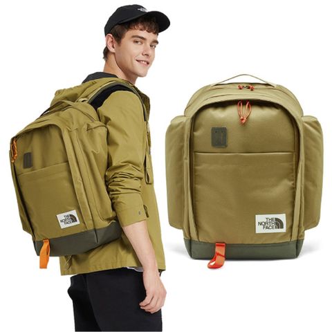 The North Face 北面 RUTHSAC 超輕多功能後背包31L(電腦書包_可容15吋筆電)適辦公洽公登山旅遊/3KY2-ENX 卡其 V