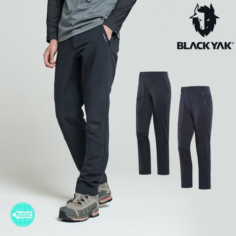 【BLACKYAK】男 TRAMPING長褲 (海軍藍/碳灰)-秋冬 彈性 保暖 刷毛 長褲|BYAB2MP205