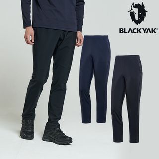 【BLACKYAK】男 BONDING長褲(黑色/海軍藍)-秋冬 保暖 運動褲 登山褲 長褲 | BYAB2MP202
