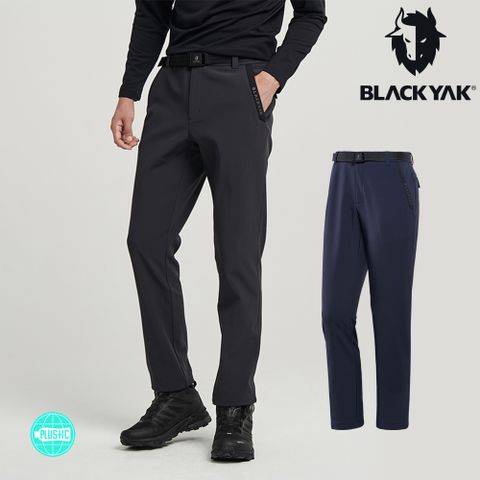 【BLACKYAK】男 MAJOR長褲(黑色/海軍藍)-秋冬 保暖 彈性刷毛 長褲 |BYAB2MP301