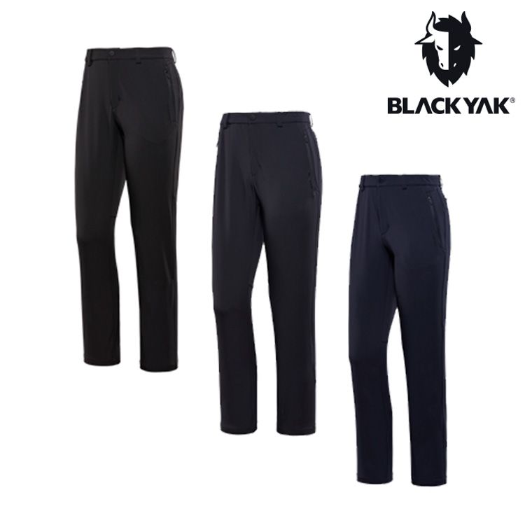 BLACKYAK 男 MAX素色長褲 [黑色/碳灰/海軍藍]-秋冬 彈性 機能褲 運動褲 休閒|BYJB2MP201