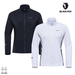 【BLACKYAK】女 ZENITH TRAINING外套(白色/黑色)-春夏 輕量彈性 薄外套 |BYBB1WJ001