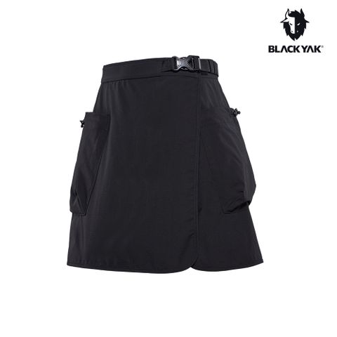 【BLACKYAK】女 AROUND 短裙 (黑色)-春夏 運動裙 短裙 一片裙｜BYCB1WR001