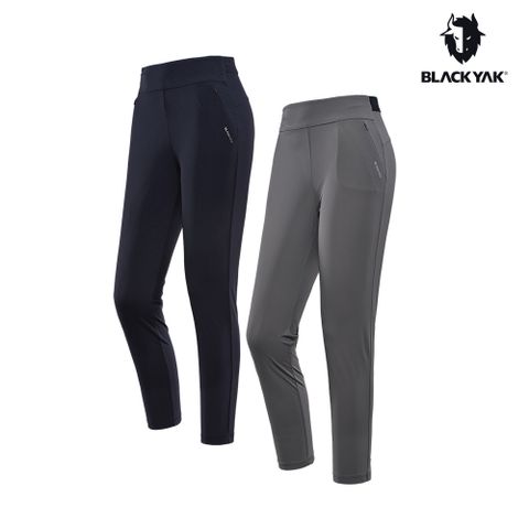 【BLACKYAK】女 RELISH II長褲(黑色/灰色)-隱藏式口袋拉鍊/塑身褲|BYCB1WP208