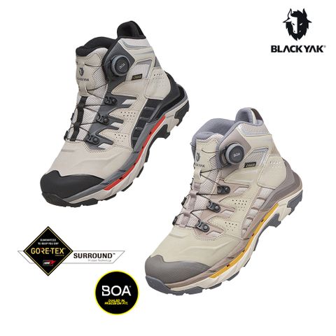 BLACKYAK MAGNUM D GTX防水中筒登山鞋(卡其棕/淺灰)-GTX防水鞋/BOA|BYDB1NFH37