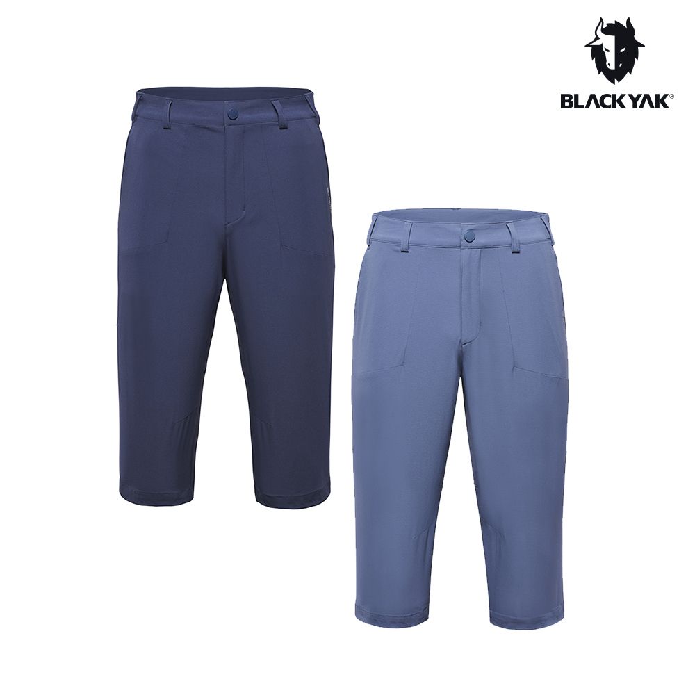 BLACKYAK 男 CORSAC七分褲(海軍藍/灰色)-彈性 登山 休閒 七分西裝褲|BYDB1MP102