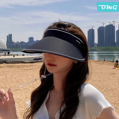 OMG 防紫外線UPF50+大帽簷空頂防曬帽遮陽帽抗UV帽- PChome 24h購物