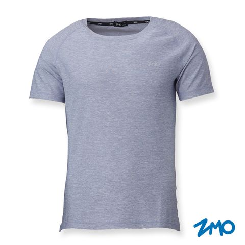 ZMO 男木醣醇拉克蘭袖涼感短袖衫- 丈青TX627