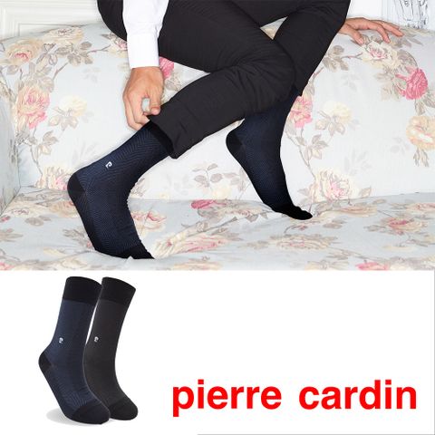 Pierre Cardin 皮爾卡登 經典雙紗絲光紳士襪