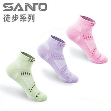 【品樂．Sport】Santo山拓春夏薄款排汗船襪戶外健走襪(女款)