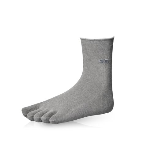【sNug 給足呵護】健康除臭五趾襪-灰色