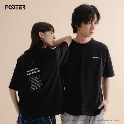 FOOTER 排球少年!!烏野高校短T-男女款(HFTEE01)