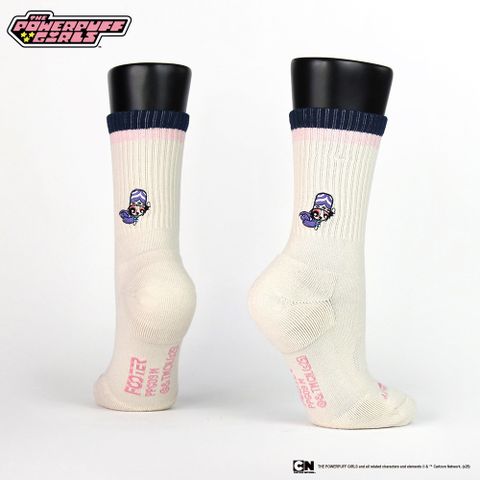 【FOOTER除臭襪】飛天小女警-變裝派對襪(PPG09-深藍)