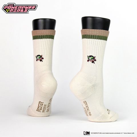 【FOOTER除臭襪】飛天小女警-變裝派對襪(PPG09-棕色)