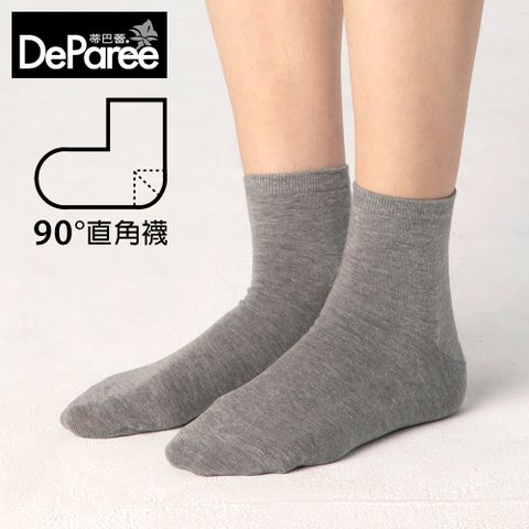 Deparee 蒂巴蕾 Socks 直角襪-灰色