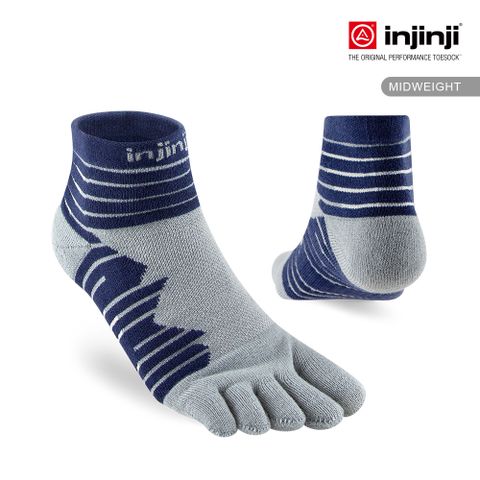 INJINJI Ultra Run終極系列五趾短襪 (鈷藍)NAA6458 五指襪 五趾襪 機能襪 跑襪 運動襪