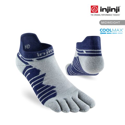 INJINJI Ultra Run終極系列五趾隱形襪 (鈷藍)NAA6558 五指襪 五趾襪 機能襪 跑襪 運動襪