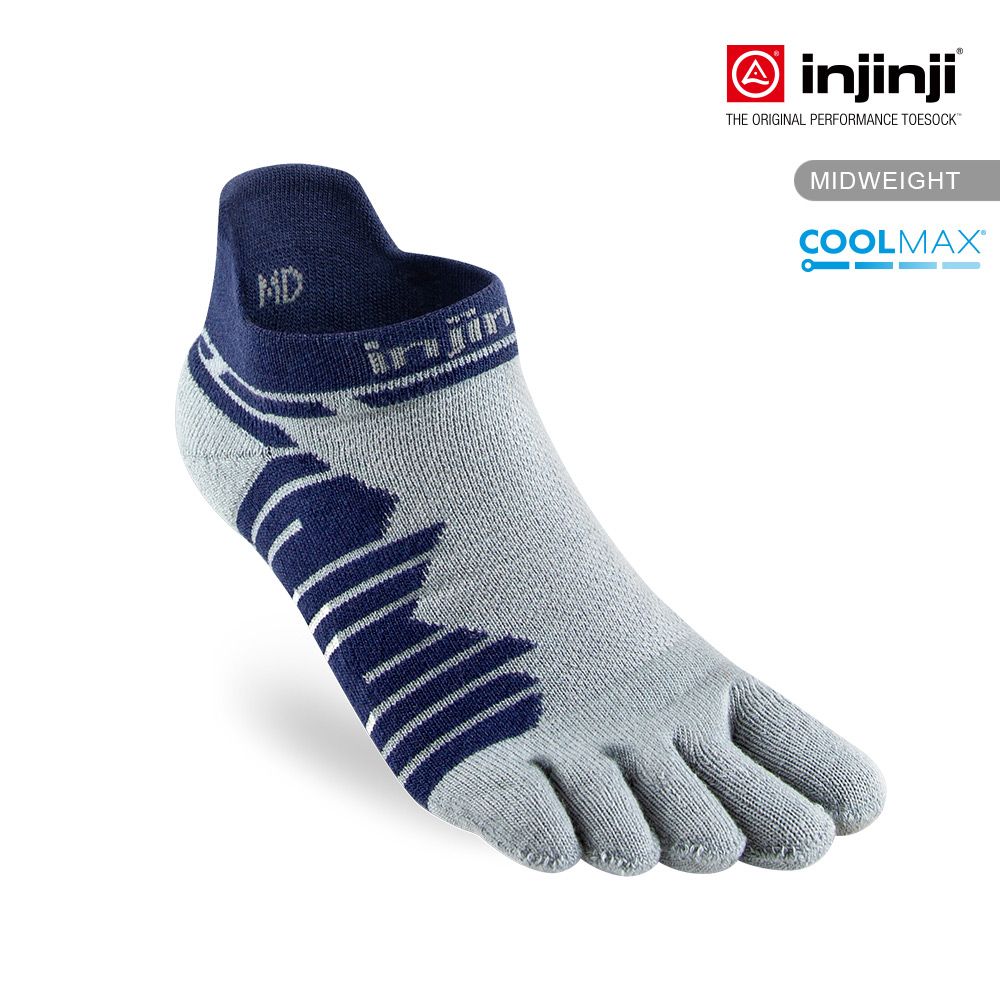 INJINJI Ultra Run終極系列五趾隱形襪 (鈷藍)NAA6558 五指襪 五趾襪 機能襪 跑襪 運動襪