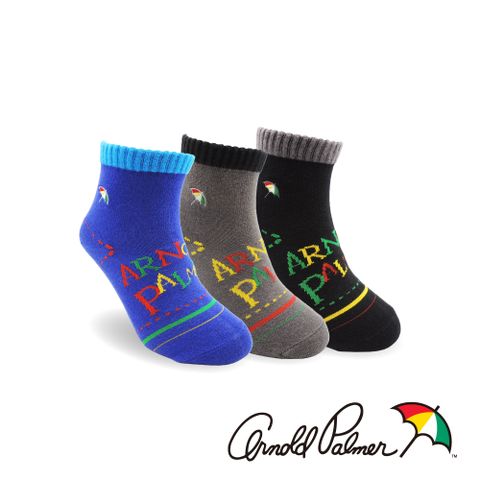 【Arnold Palmer】品牌刺繡童襪