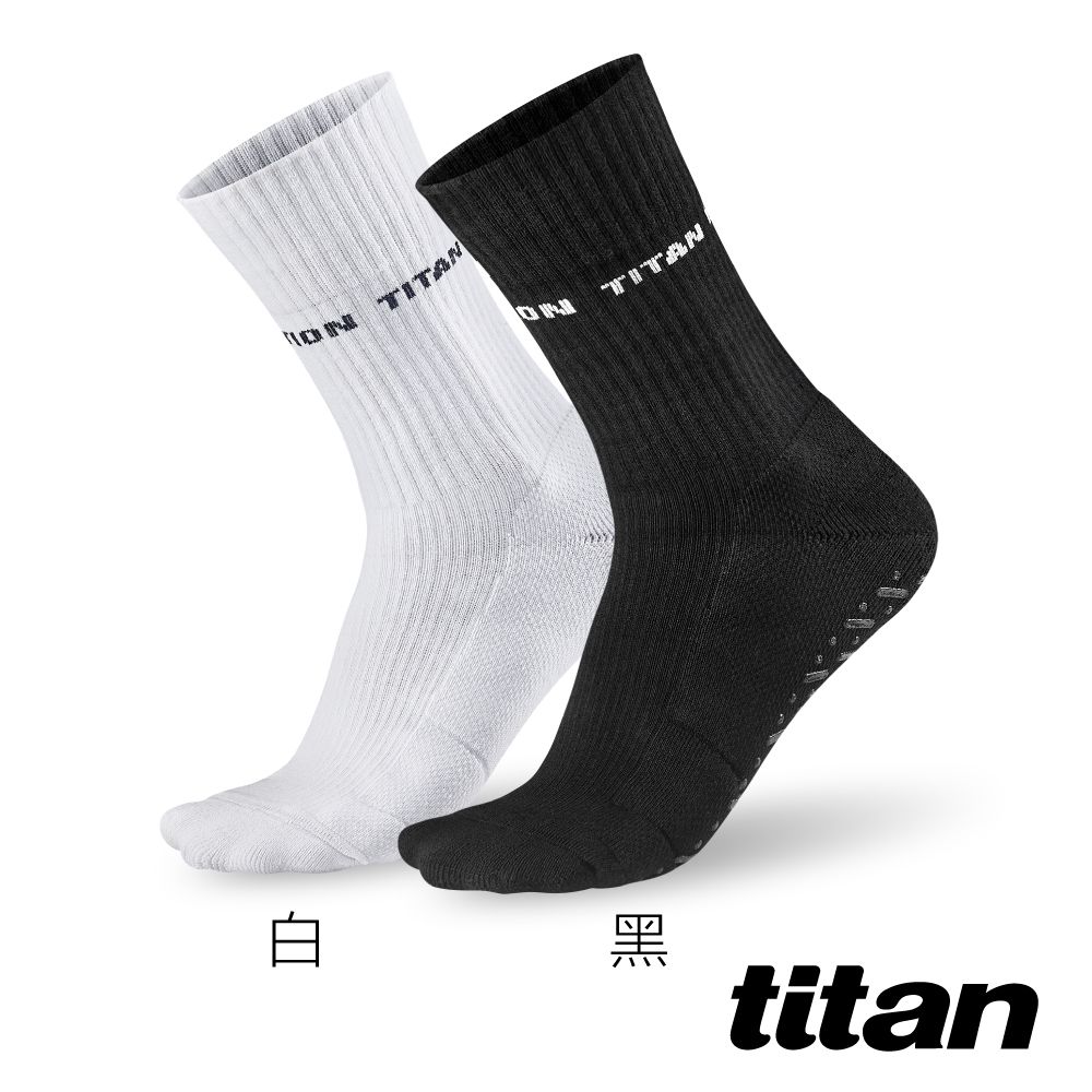 Titan 太肯 雙組_側向運動襪 Elite 中筒  羽球網球桌球專用襪款