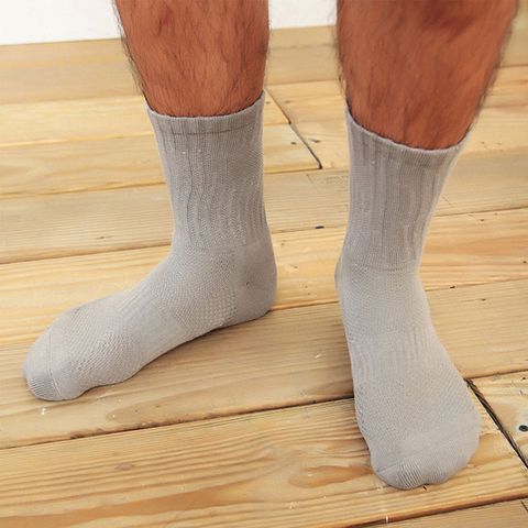 【源之氣】竹炭長統透氣運動襪/男 6雙組(二色可選) RM-10037