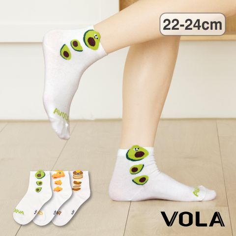 【VOLA維菈】百搭1/2早餐系列襪