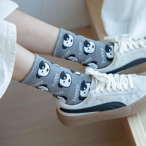 韓國襪 男女襪 中筒襪 可愛動物襪 滿版動物襪 socks