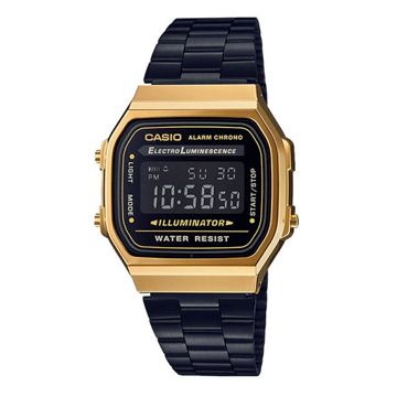 【CASIO】城市時間數位腕錶 (A-168WEGB-1B)