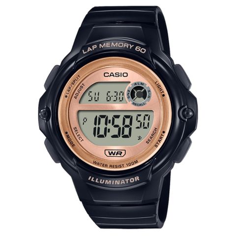 CASIO 卡西歐 60圈記憶運動腕表-LWS-1200H-1AV