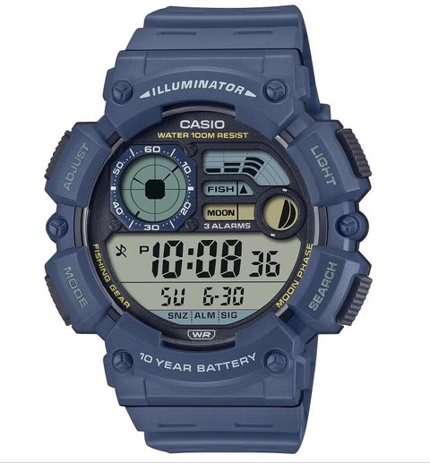 CASIO 卡西歐 液晶大顯示電子錶-WS-1500H-2A