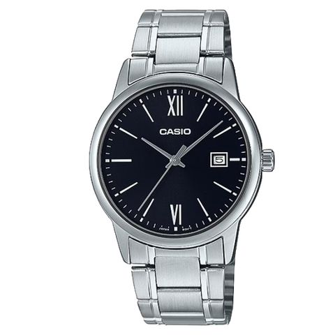 【CASIO 卡西歐 】紳士沉穩鋼帶錶 MTP-V002D-1B3