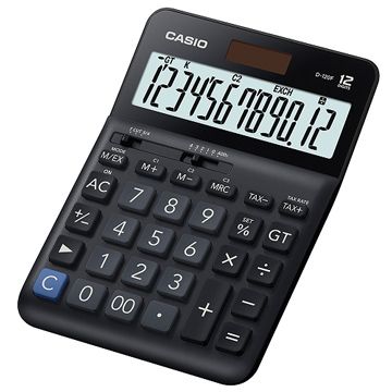 CASIO 卡西歐 12位元桌上型計算機-(D-120F)