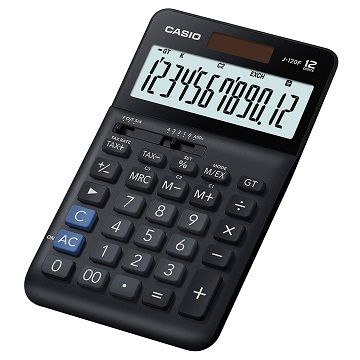 CASIO 卡西歐 12位數大螢幕標準型計算機(J-120F)