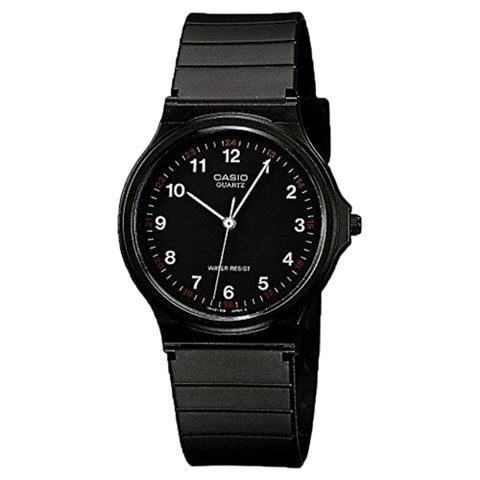 CASIO 卡西歐 MQ-24-1B 超薄輕巧靜音 學生必備指針錶