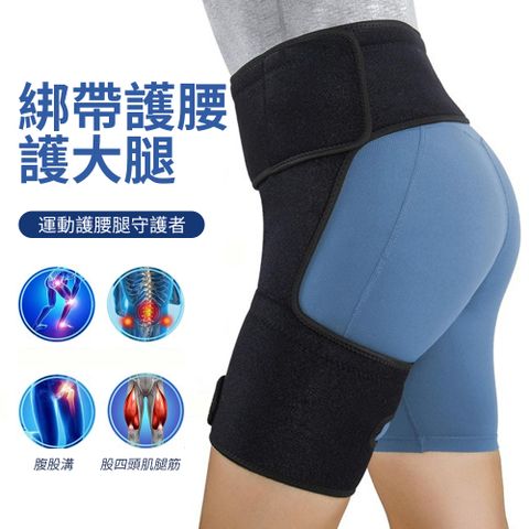 costway 防肌肉拉傷護臀帶 運動護腹股 髖關節雙側保護帶男女 (骨盆/大腿加壓護具/髖部固定帶/非醫療)