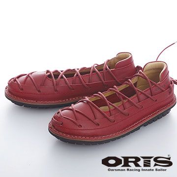 【ORIS】線繞芭雷休閒鞋-紅皮鞋/休閒鞋/蟑螂鞋-745 07